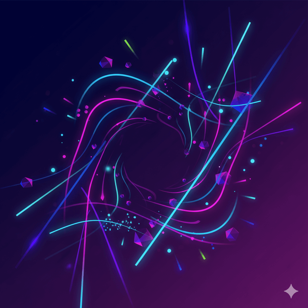 Neon abstract background